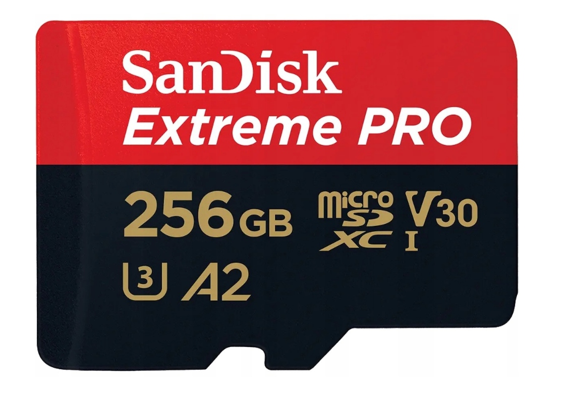 256GB SanDisk Karta micro SD Extreme PRO adapter