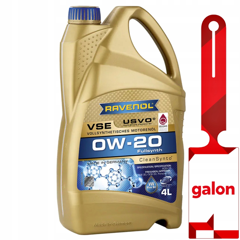 

Ravenol Vse 0W20 Usvo 4L syntetyczny olej