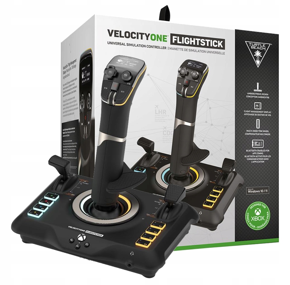 Kontroler Lotu Joistick Turtle Beach Velocityone Flightstick Oled Xbox Pc