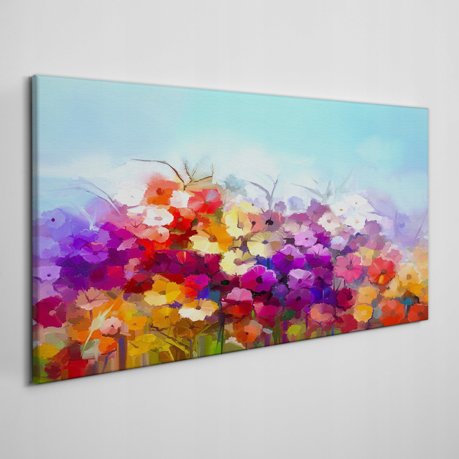 

Obraz na płótnie do salonu Wielobarwna łąka 120x60