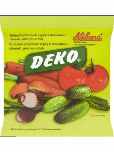 13 x Koření na marinování okurek Deko 100 g Alibona česká
