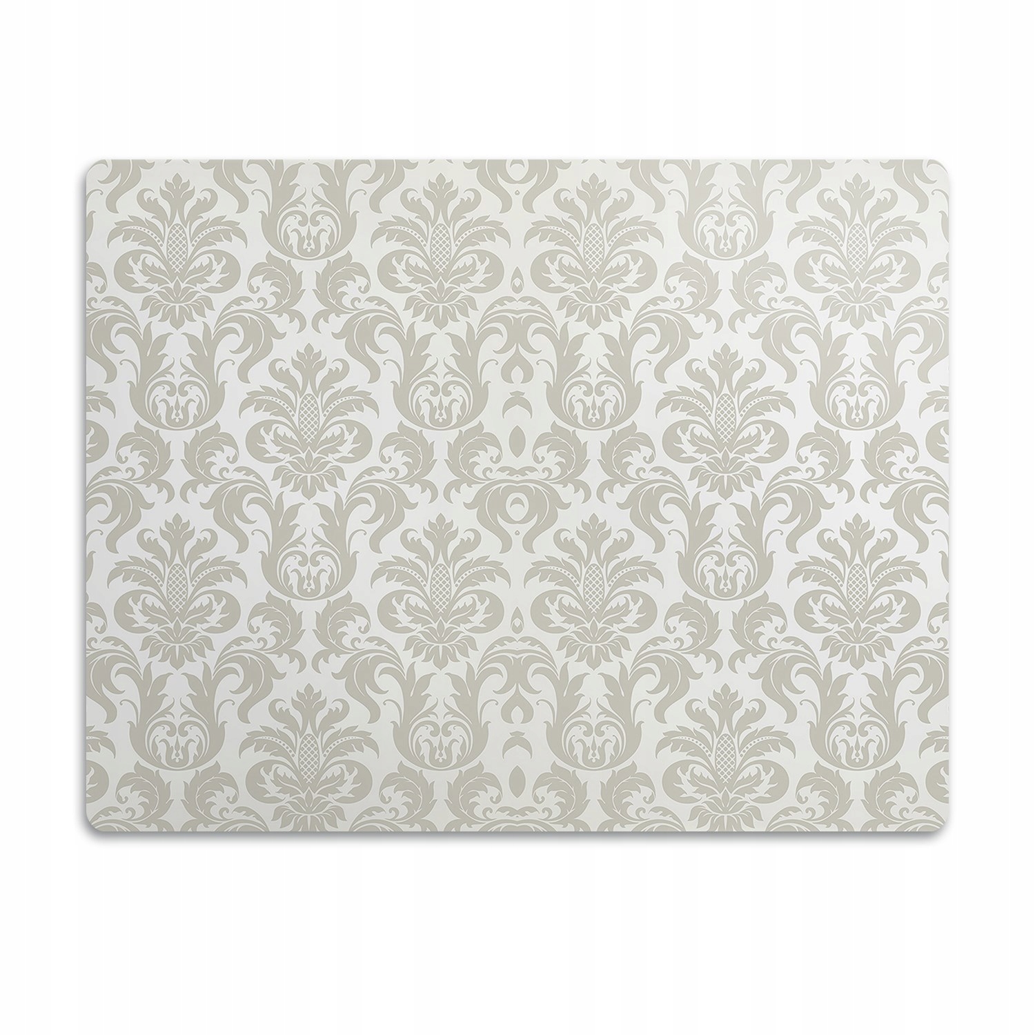 Levně Podložka pro psa pod misku Šedá ornamentika 90x60 cm