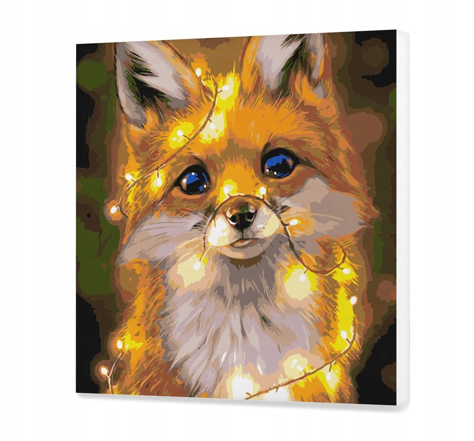 Obraz na malování po číslech Liška Fox 60x60 cm