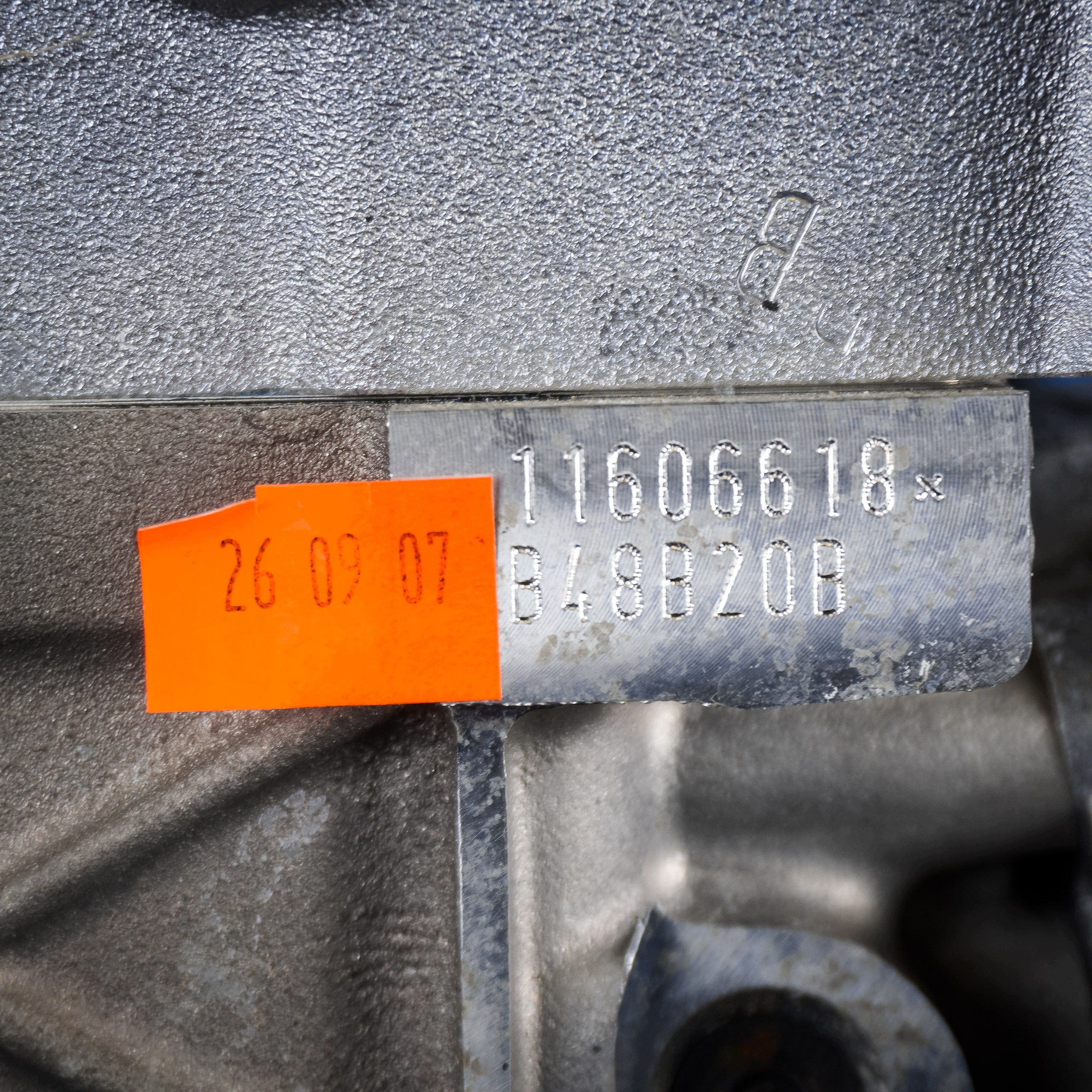 engine BMW 5 G30 LCI 530ix B48B20B 5A55CA0 1019167 1025343 252KM 59km