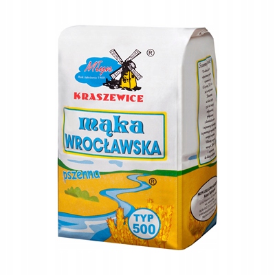 Levně Kraszewice Vratislavská pšeničná mouka typ 500 10 x 1 kg