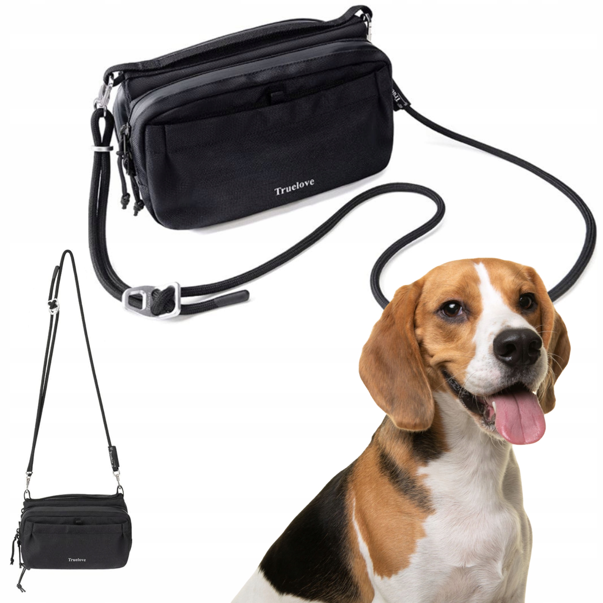 Levně Malá Vycházková Kabelka Přes Rameno Truelove City Break Medium Cordura Černá