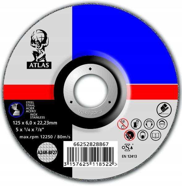 

Tarcza Do Szlifowania METALU125X6,0 Norton Atlas