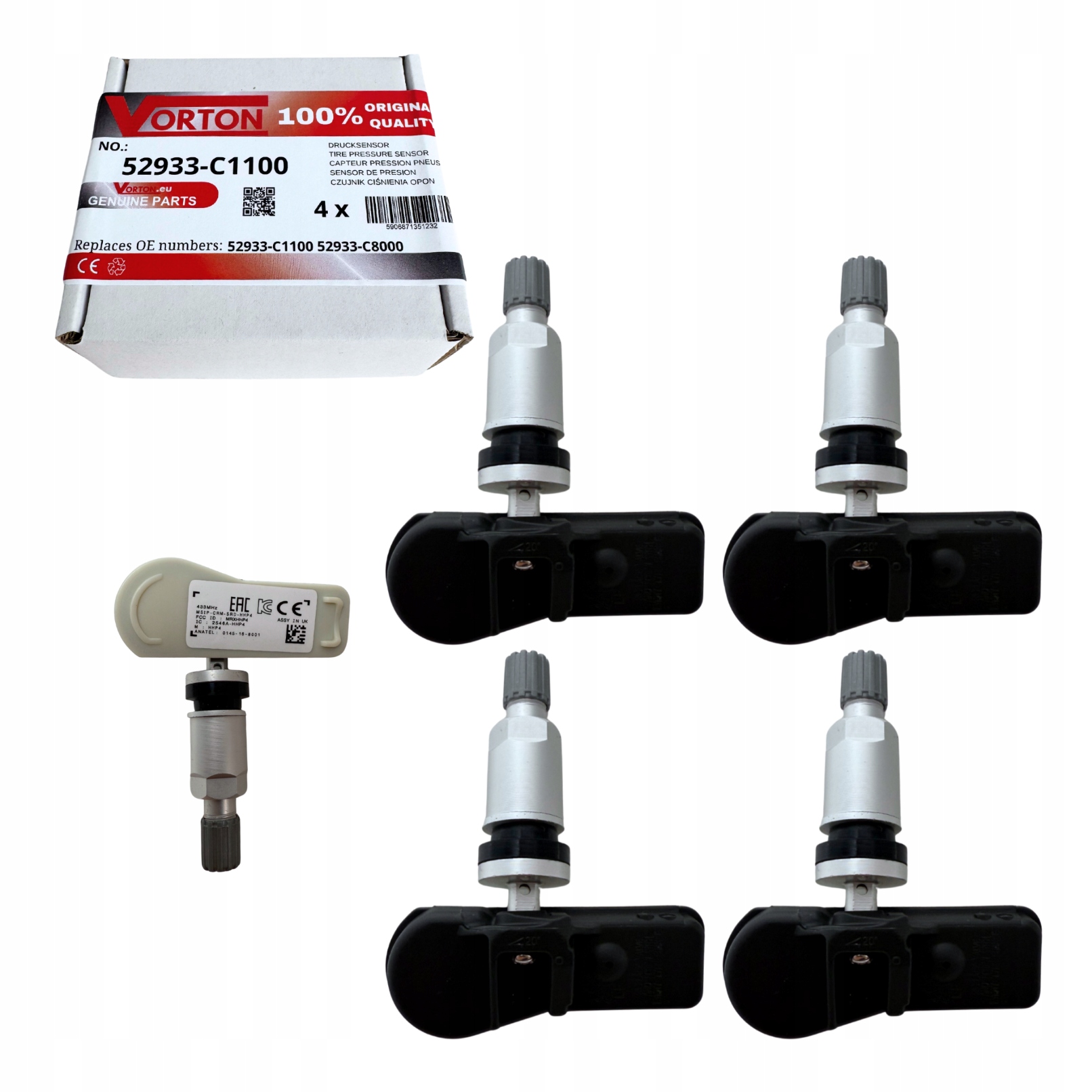 Snímače Tlaku Vzduchu Pneumatík V Pneumatikách Kolesá Tpms Hyundai Bayon Tucson