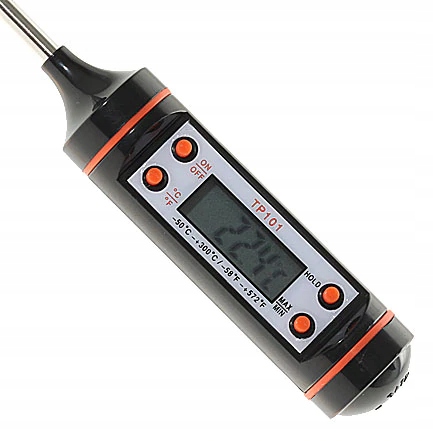 TERMOMETR KUCHENNY CYFROWY LCD SONDA MIĘSA WINA Marka 4PROS