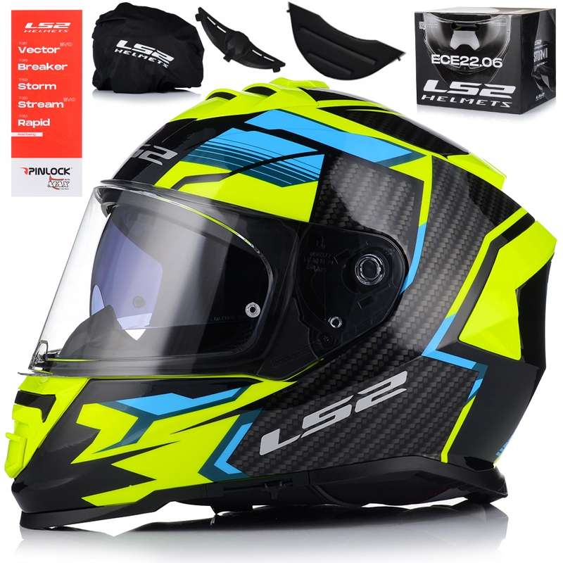 Motocyklová Prilba LS2 FF800 Storm II Tracker Pinlock Blenda Ecer 22.06
