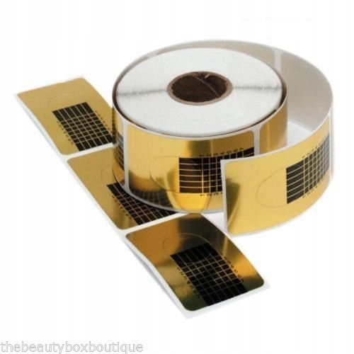 Szablony Formy Żel Akryl 100 szt GOLD