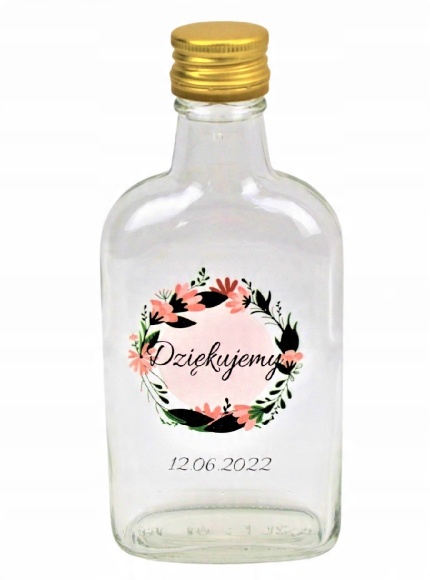 

Piersiówka 200 ml ..Ślub...Dziękujemy... 11 wzorów