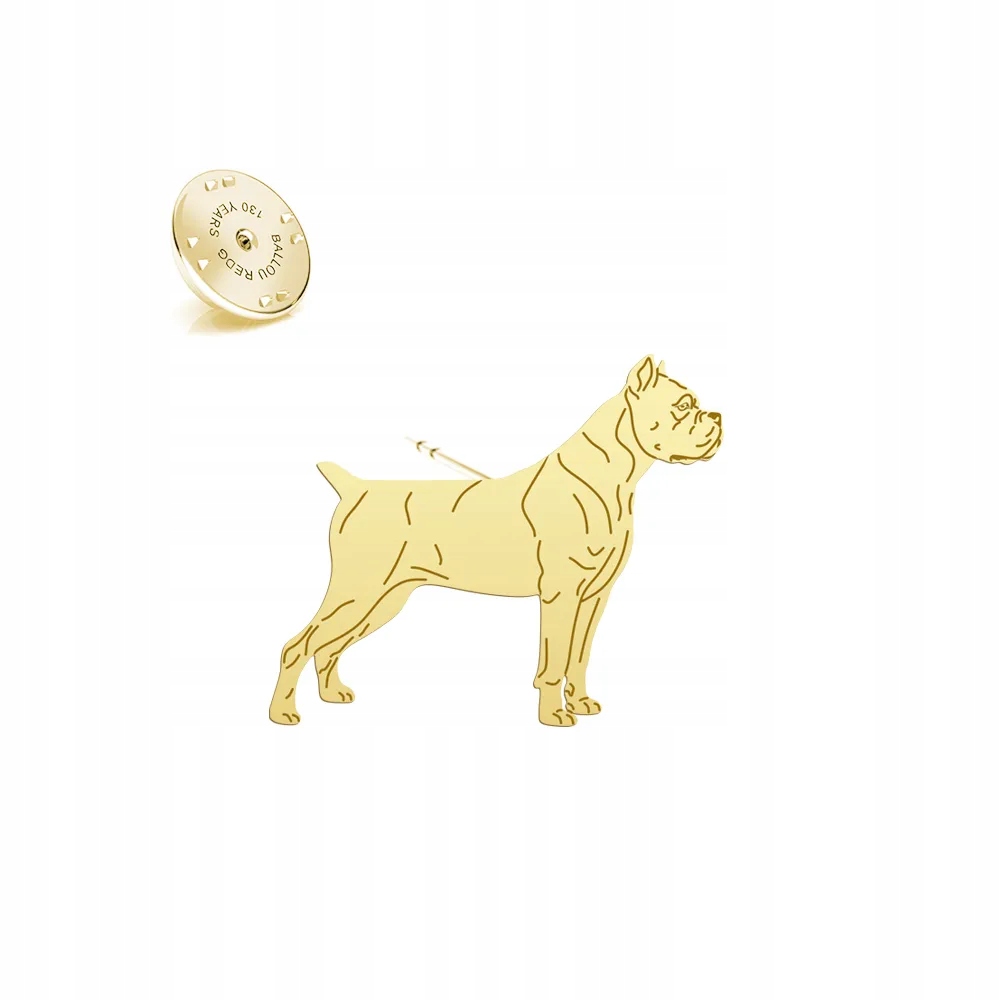 Odznak se psem Cane Corso 925 Šperky Dárek Dedikace Bonus