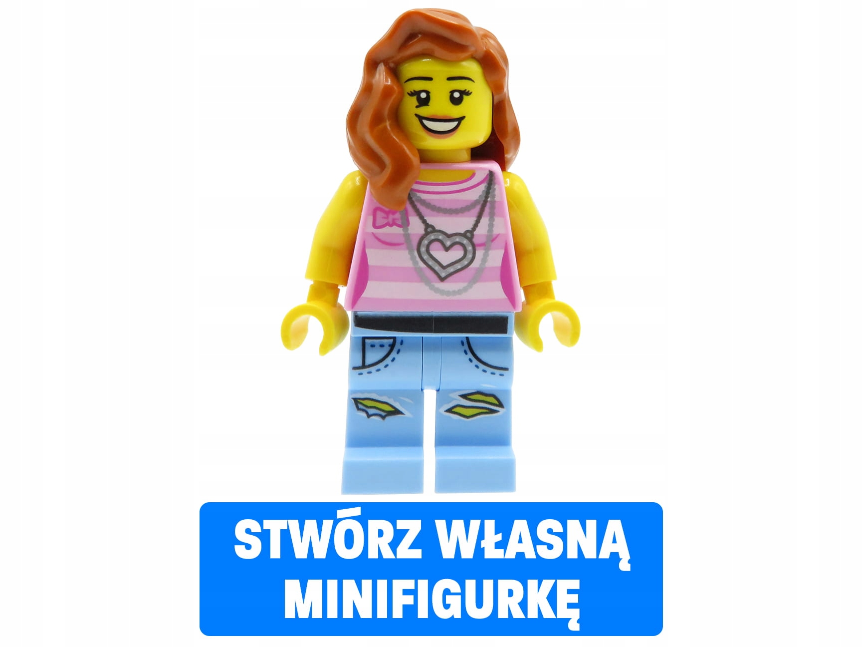 

Dziewczyna personalizowana figurka Lego
