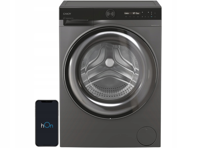 2X Pralka Candy Ai Bs 49SB8G-S 9kg 1400 obr ProActive EcoWash antracyt