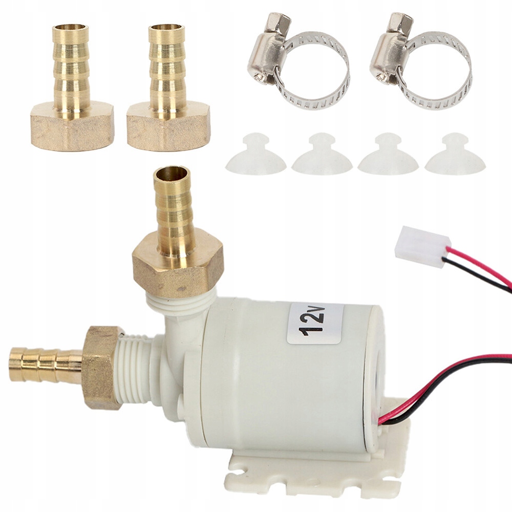 Pompa wodna 12 V,bezszczotkowa pompa cyrkulacyjna ciepłej wody