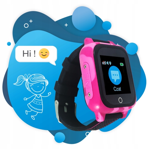 Smartwatch Dzieci Pomiar Temper. IP67 CALMEAN CARE Model inny