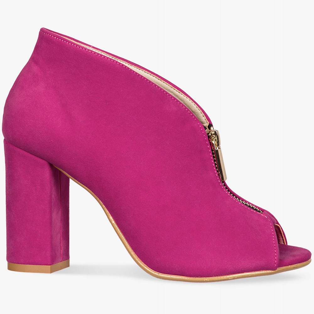 BOTKI WIOSENNE NA SŁUPKU Z OZDOBNYM SUWAKIEM r 40 Oryginalne opakowanie producenta pudełko