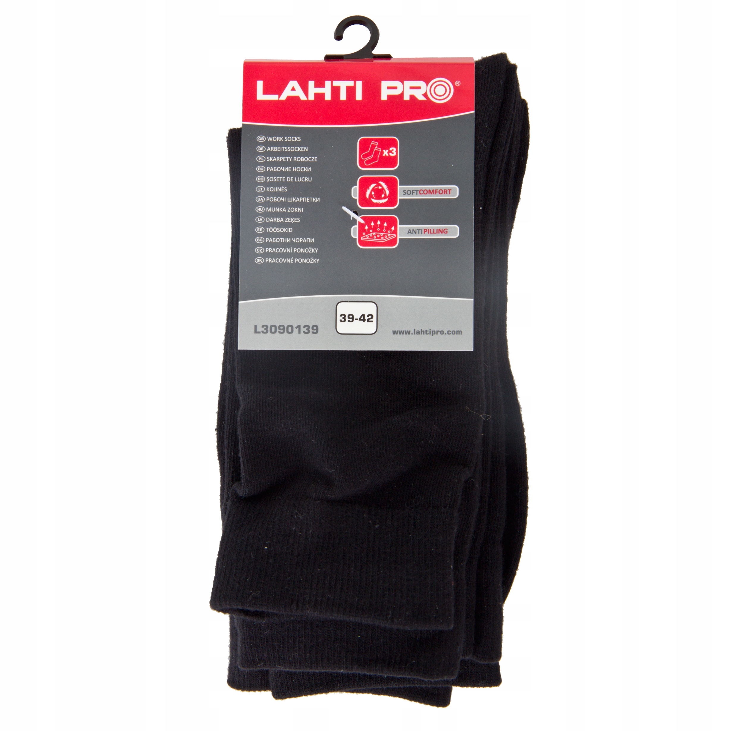 

Lahti Pro Skarpety Robocze Czarne 3 Pary L3090139