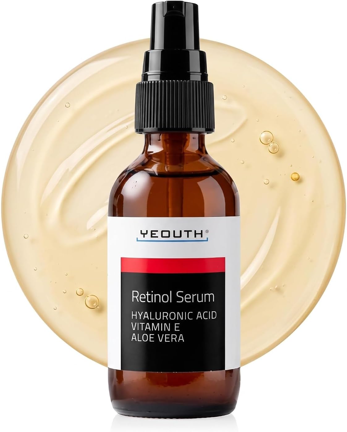 Yeouth Sérum Retinol Kyselina hyaluronová Vitamín E proti vráskám 30 ml
