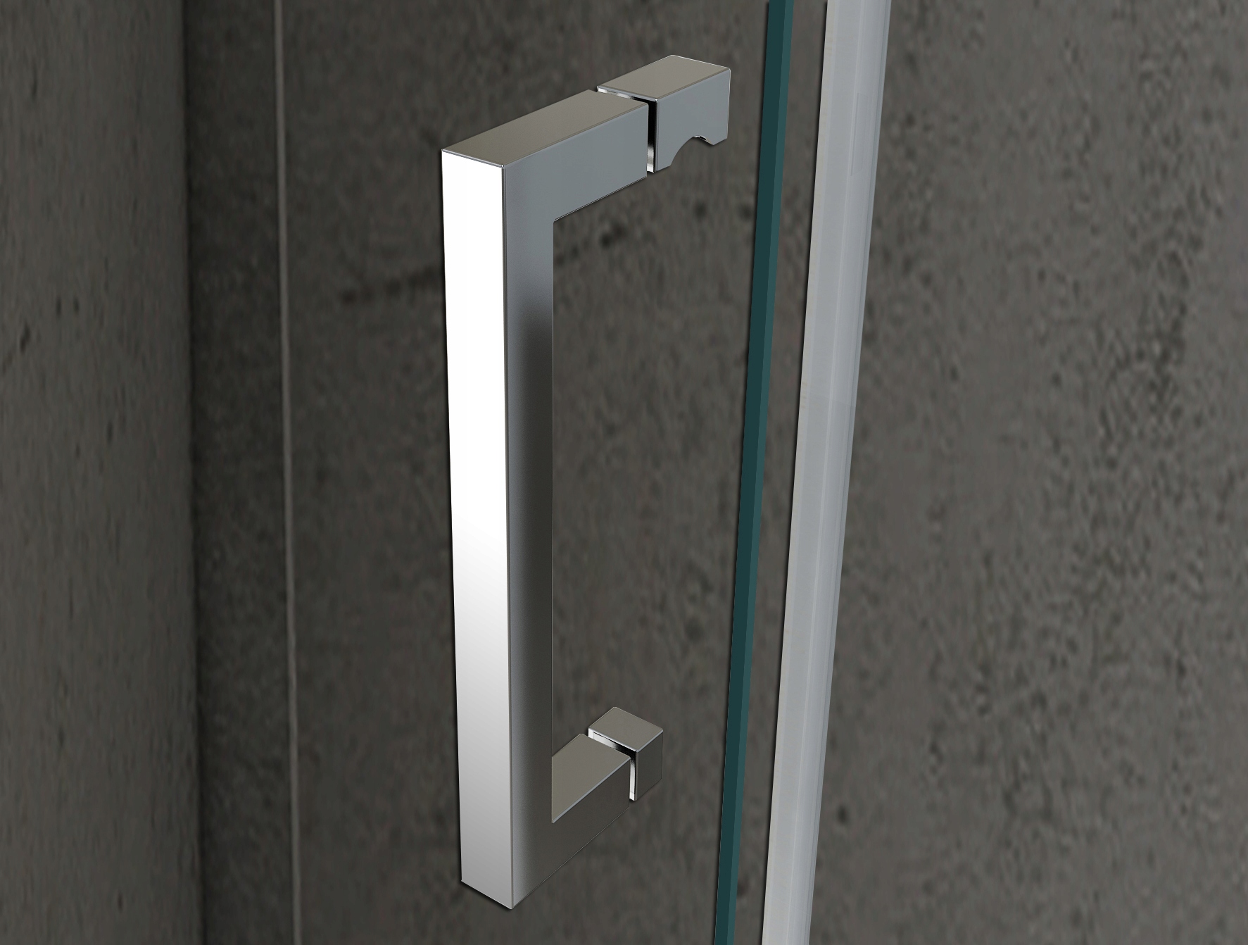 KABINA PRYSZNICOWA PRZESUWNA DS5000 - LEYDEN 90x90 Głębokość 90 cm