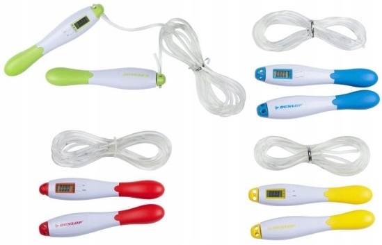 ! Skakanka lcd z licznikiem kalorii jump rope fit Kolor dominujący wielokolorowy