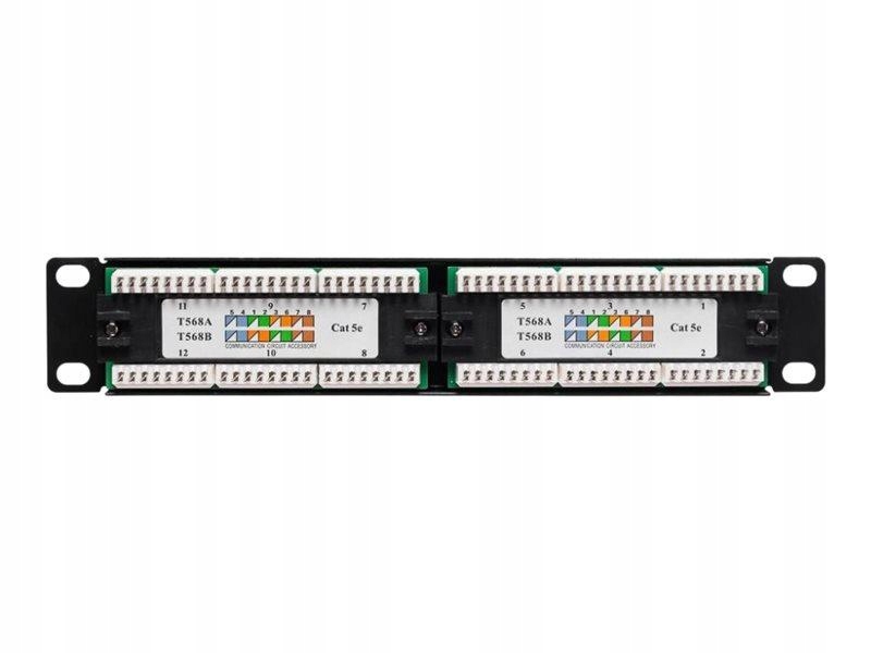 Netrack 104-14 Netrack patch panel 10, 12 portów kat. 5e Utp
