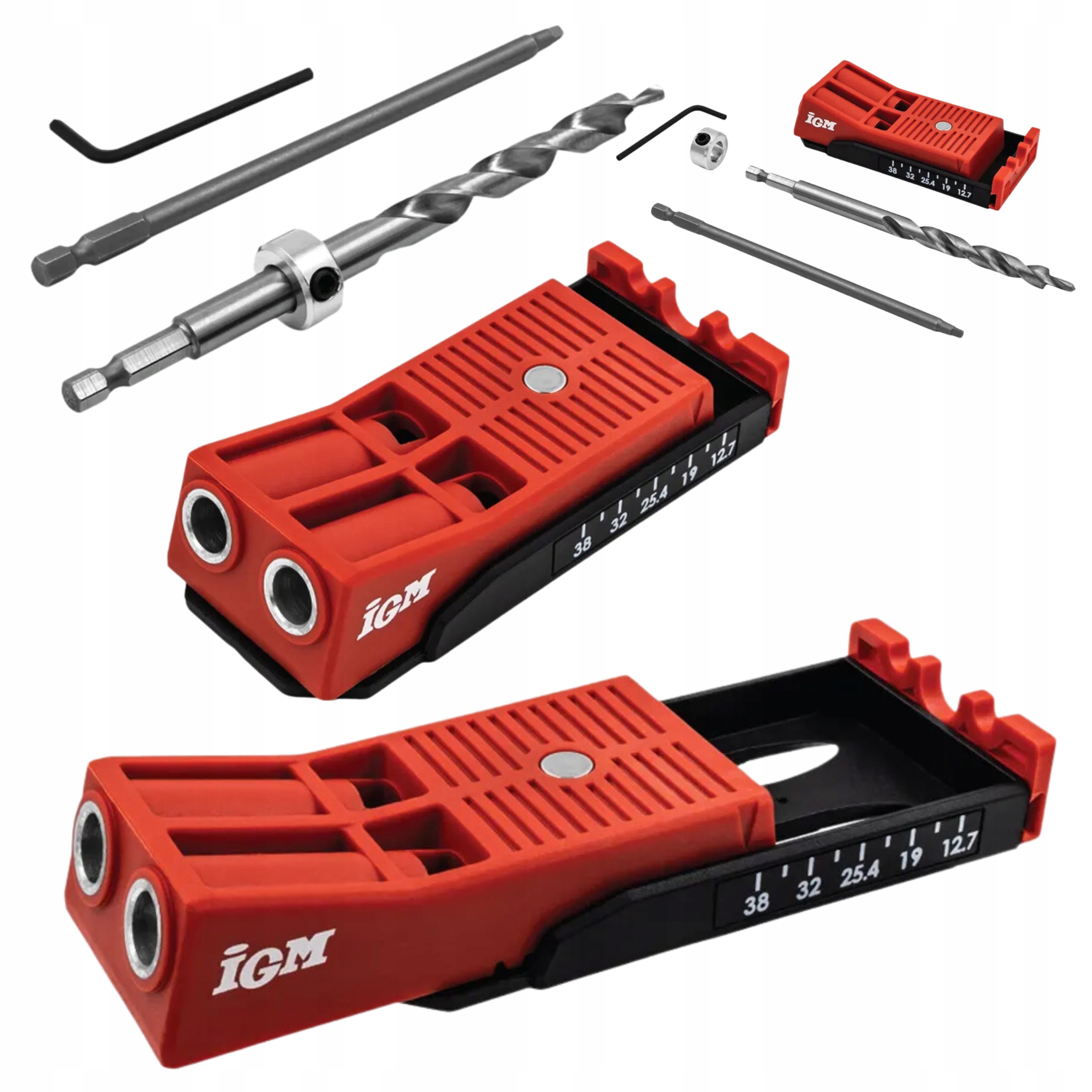 Zestaw Do Wykonywania Połączeń Kieszeniowych Ukryty Wkręt Tuleja Z Magnesem