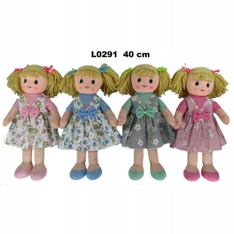 Lalka szmacianka 30 cm 4wz z głosem 156631