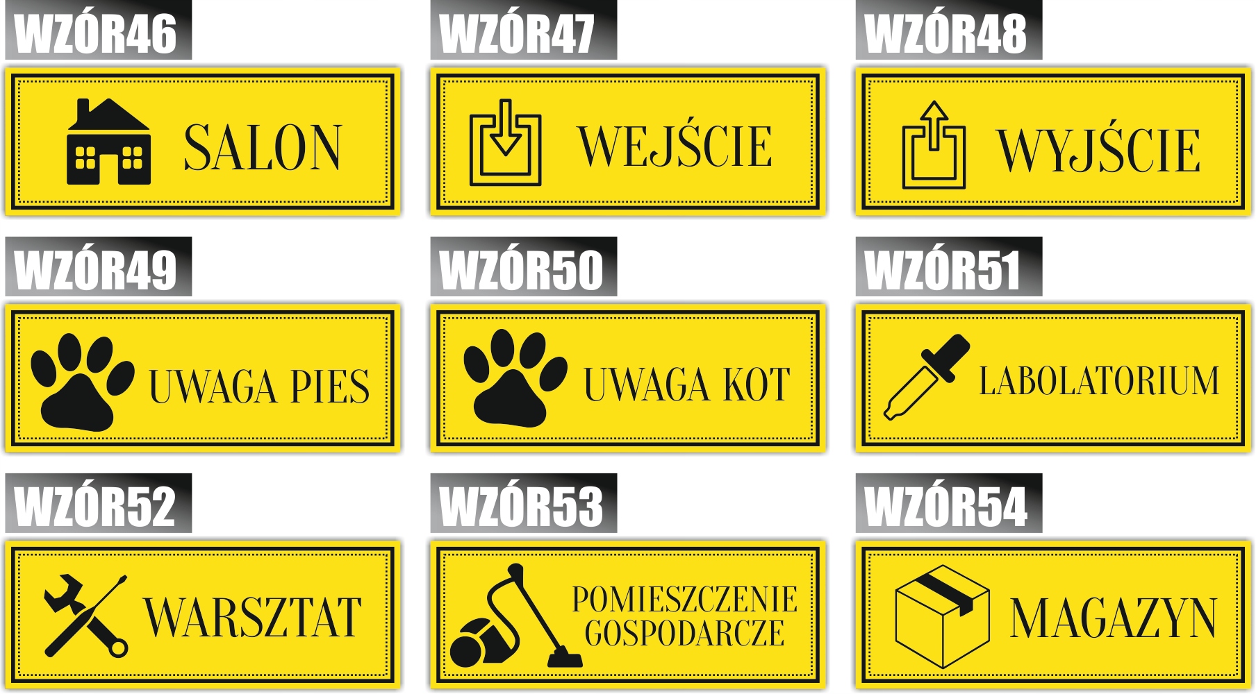 Tabliczka nierdzewana grawer LABORATORIUM Przeznaczenie wewnętrzne