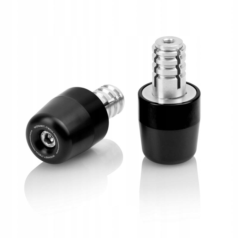 Womet-Tech końcówki kierownicy 17mm Czarne