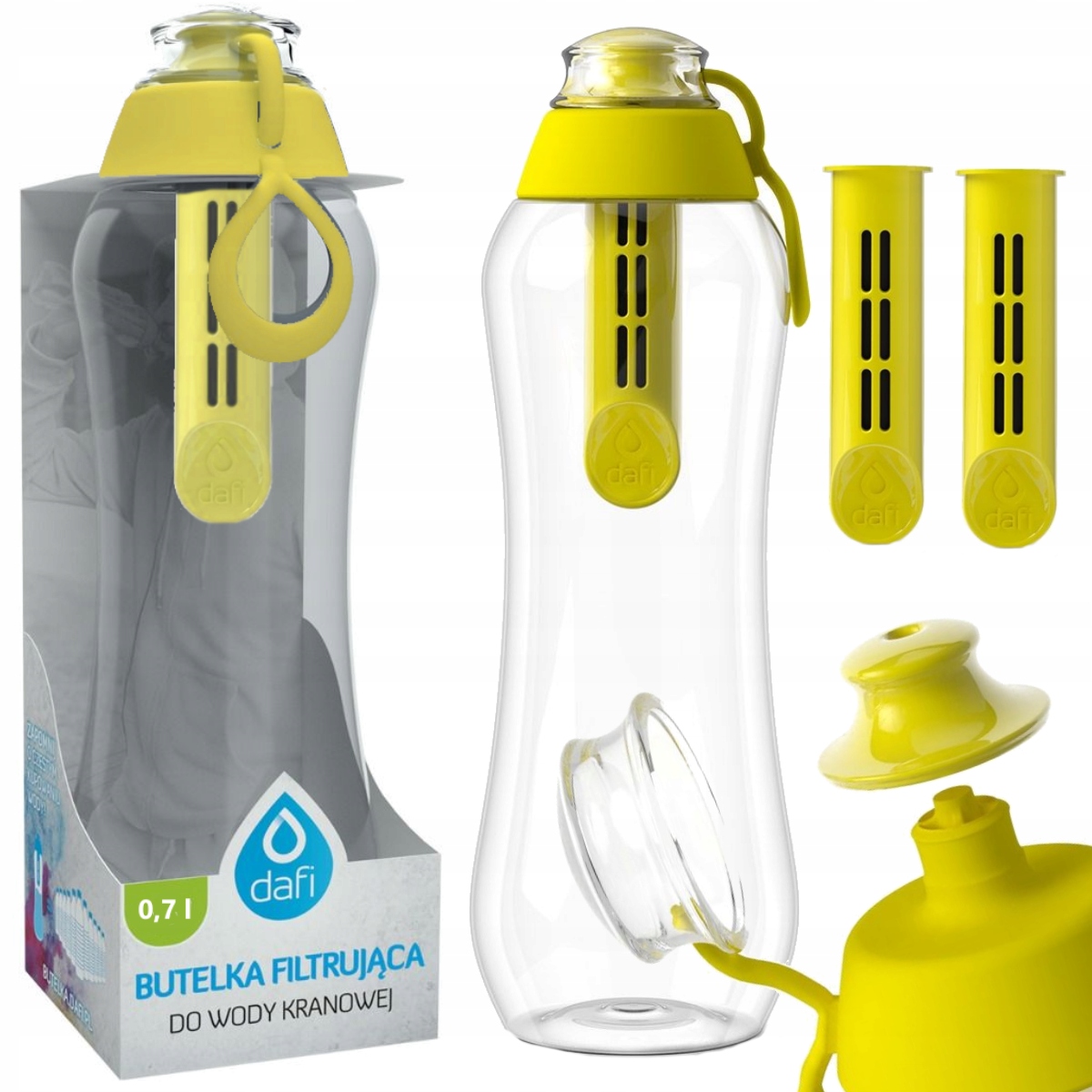 

Butelka filtrująca bidon Dafi 0,7L 2 filtry Dafi