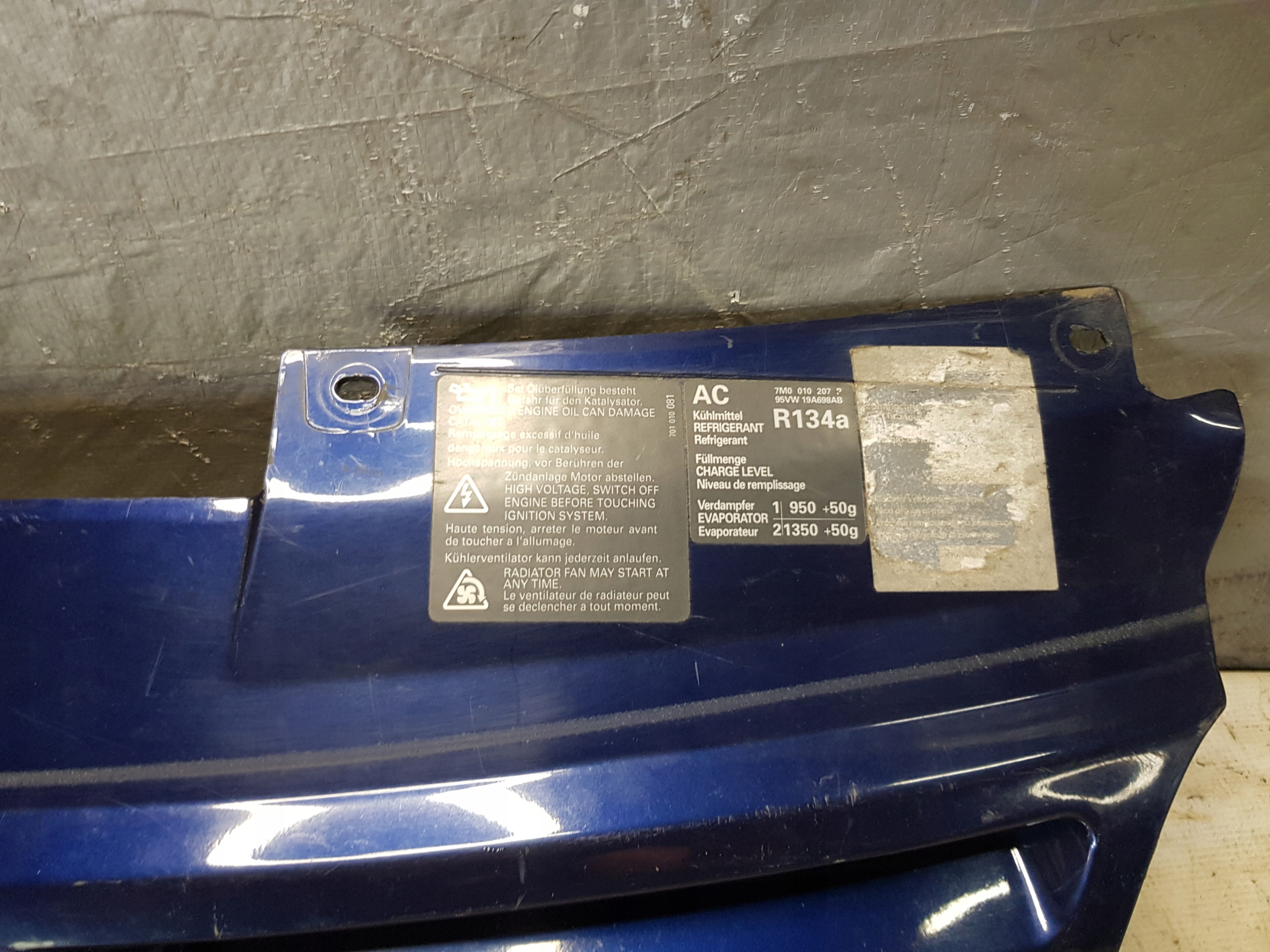 GRIGLIA VW SHARAN FL 7M0853651