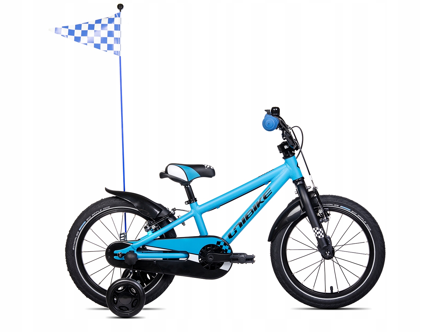 Rower Dziecięcy Kid Unibike Viking 16 M/8 niebiesko-czarny