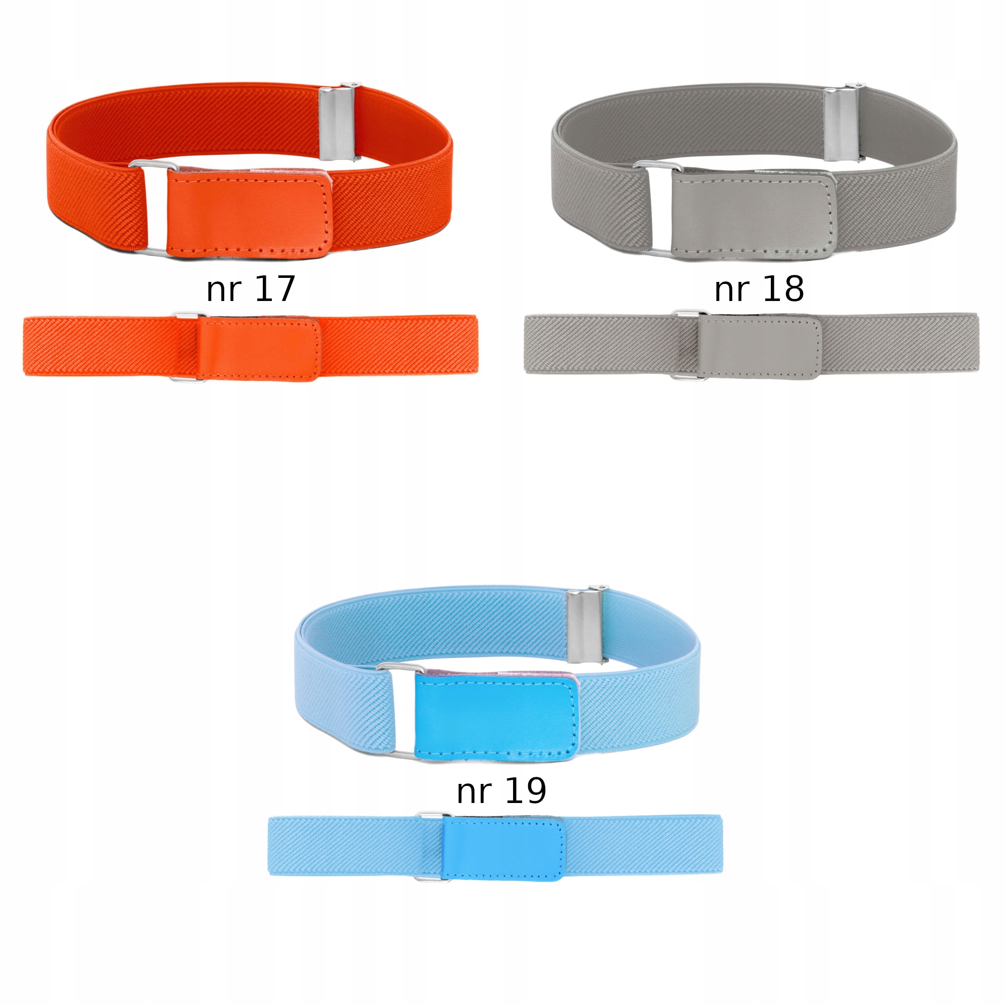 Pasek Dziecięcy do Spodni Rzep Regulacja Elastyczny dla Dziewczynki Chłopca Wiek dziecka 12 m +