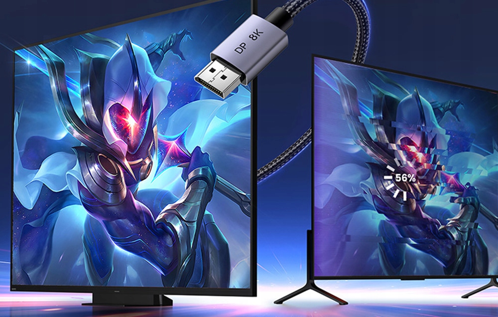 UGREEN KABEL PRZEWÓD DISPLAYPOART DO DISPLAYPORT 1.4 8K 60HZ 32.4Gbps 2M Marka Ugreen