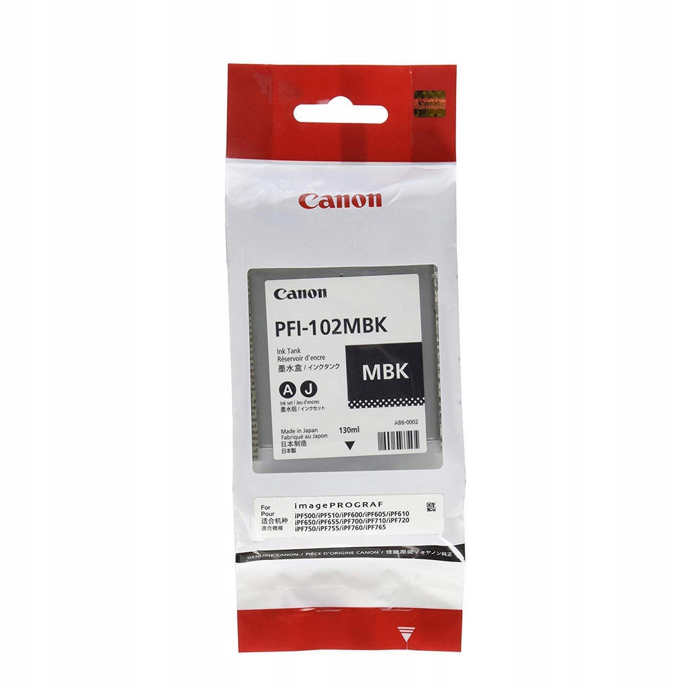 Atrament Canon PFI-102MBK čierny (black) 0894B001