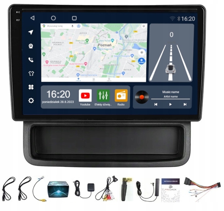 Rádio Android Navigácia Nissan Primastar 2010-2014 Wifi Carplay 8/256GB Sim