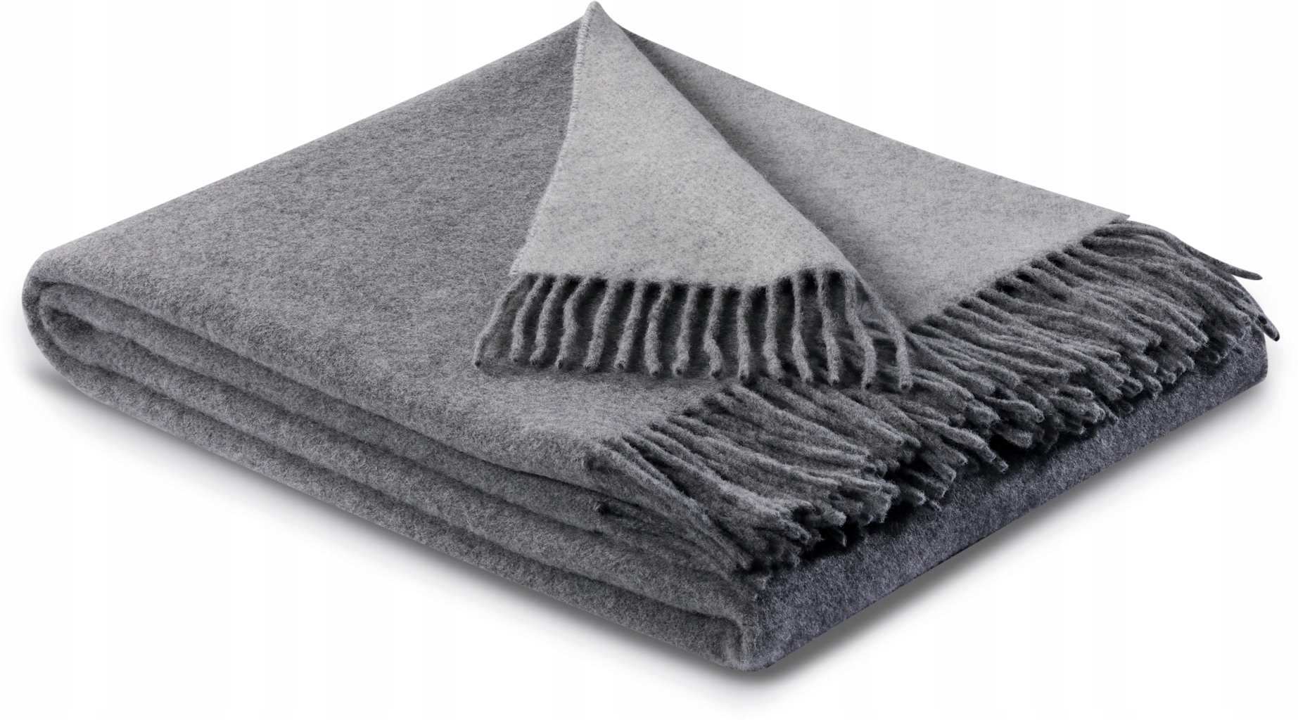 Koc kaszmirowy Grau-Silber Biederlack 130x170cm