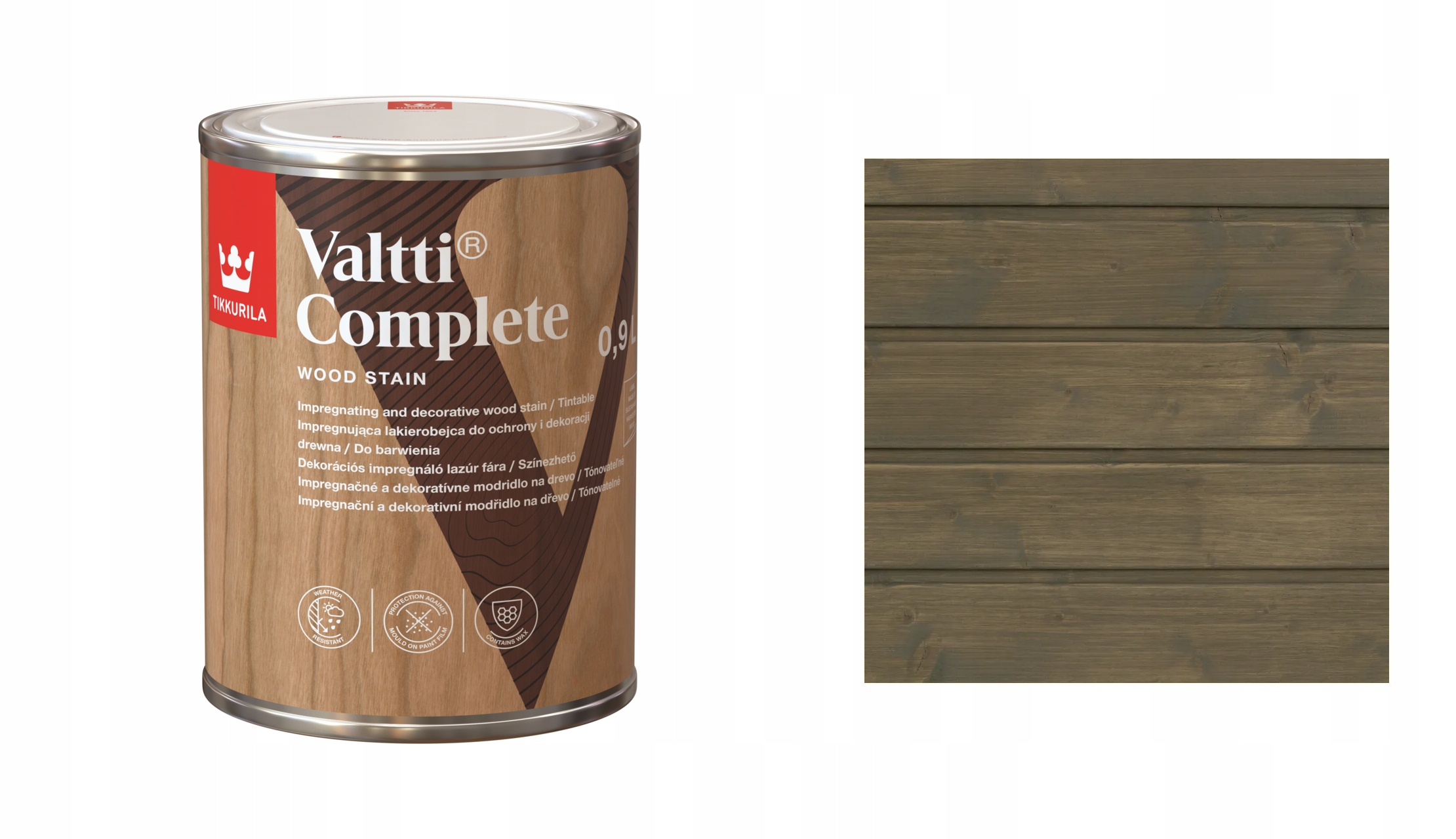 Tikkurila Valtti Complete 0,9L 228A Backroad Lakovací Nátěr S Rozpouštědly