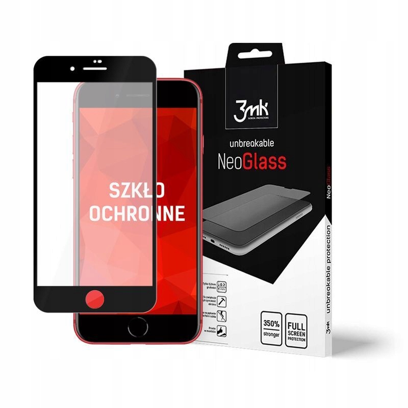 

3MK - Szkło Hybrydowe 3D 8H Do Iphone 7/8/ Se 2020