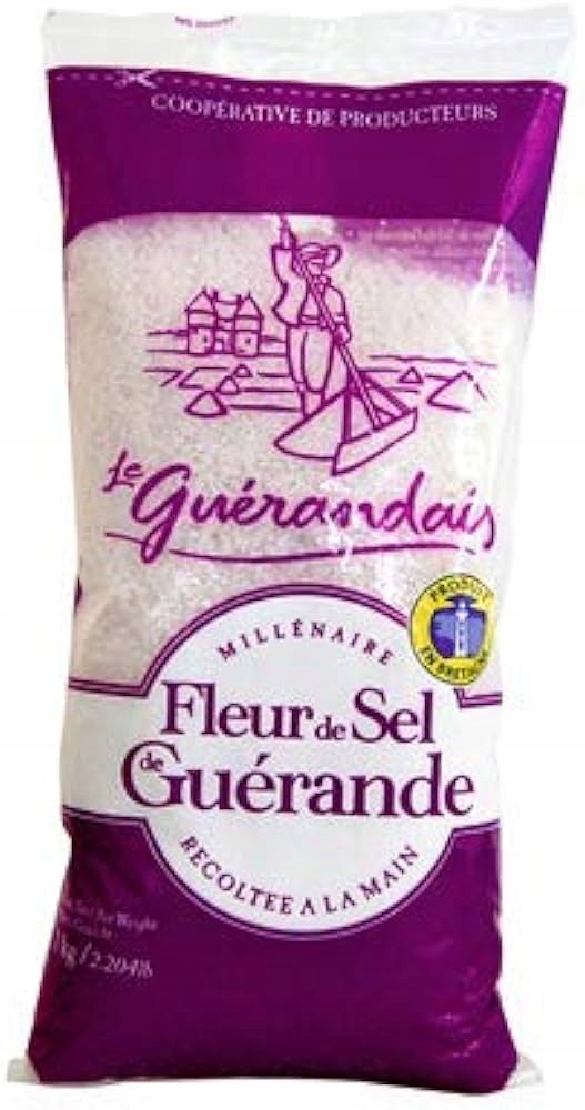 Levně Mořská sůl Květ soli Le Guerandiais Fleur de Sel Guerande 1 kg