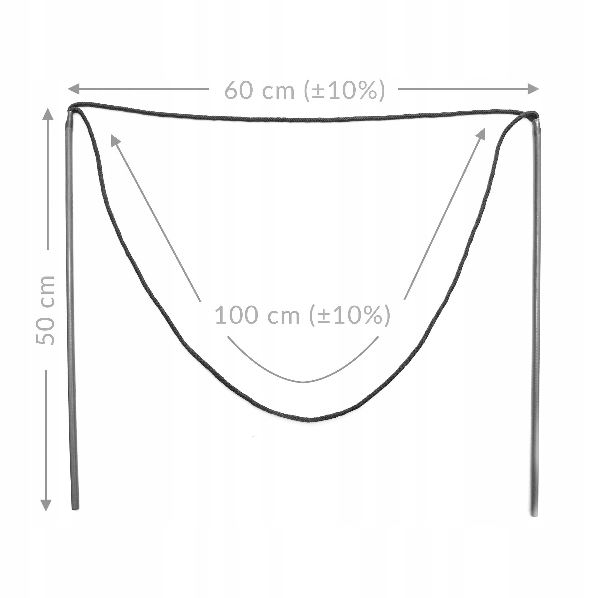 Kijek Różdżka Patyk do baniek Mydlanych 50cm Duży Głębokość produktu 3 cm