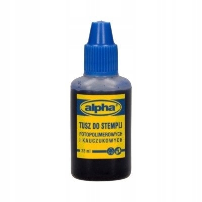

Tusz Do Pieczątek/stempli 22ml Alpha Czarny
