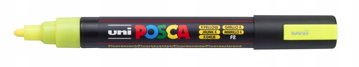 Marker UNI POSCA PC-5M fluo żółty (F2)