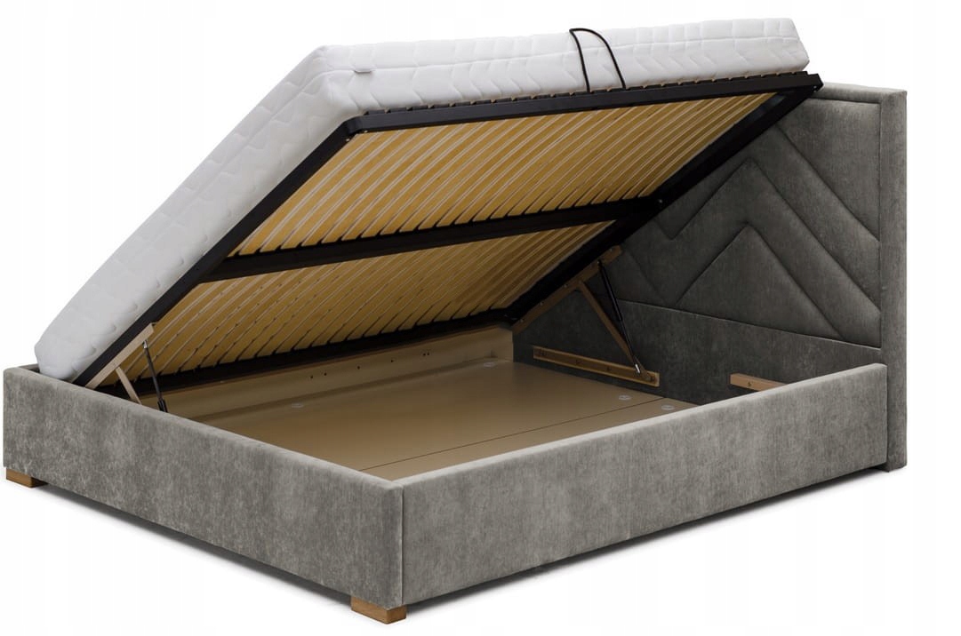 Podnoszony od boku stelaż gęsty metalowy 140x200 Marka Moledo