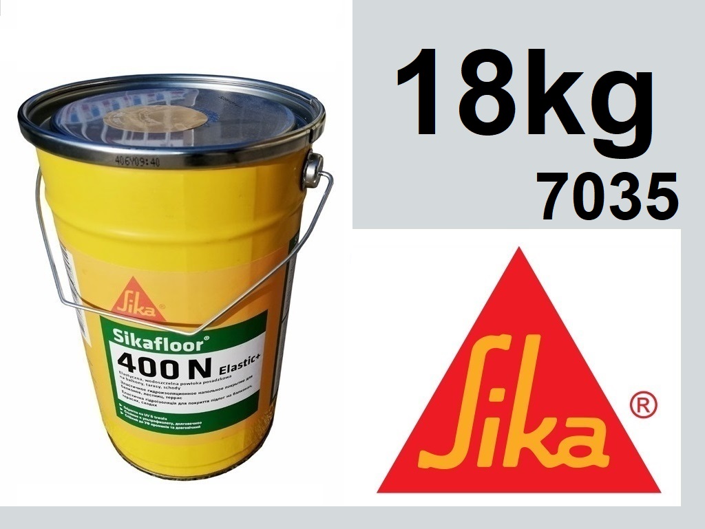 18KG żywica farba Guma w płynie do Betonu Sika Sikafloor 400N Elastic 7035