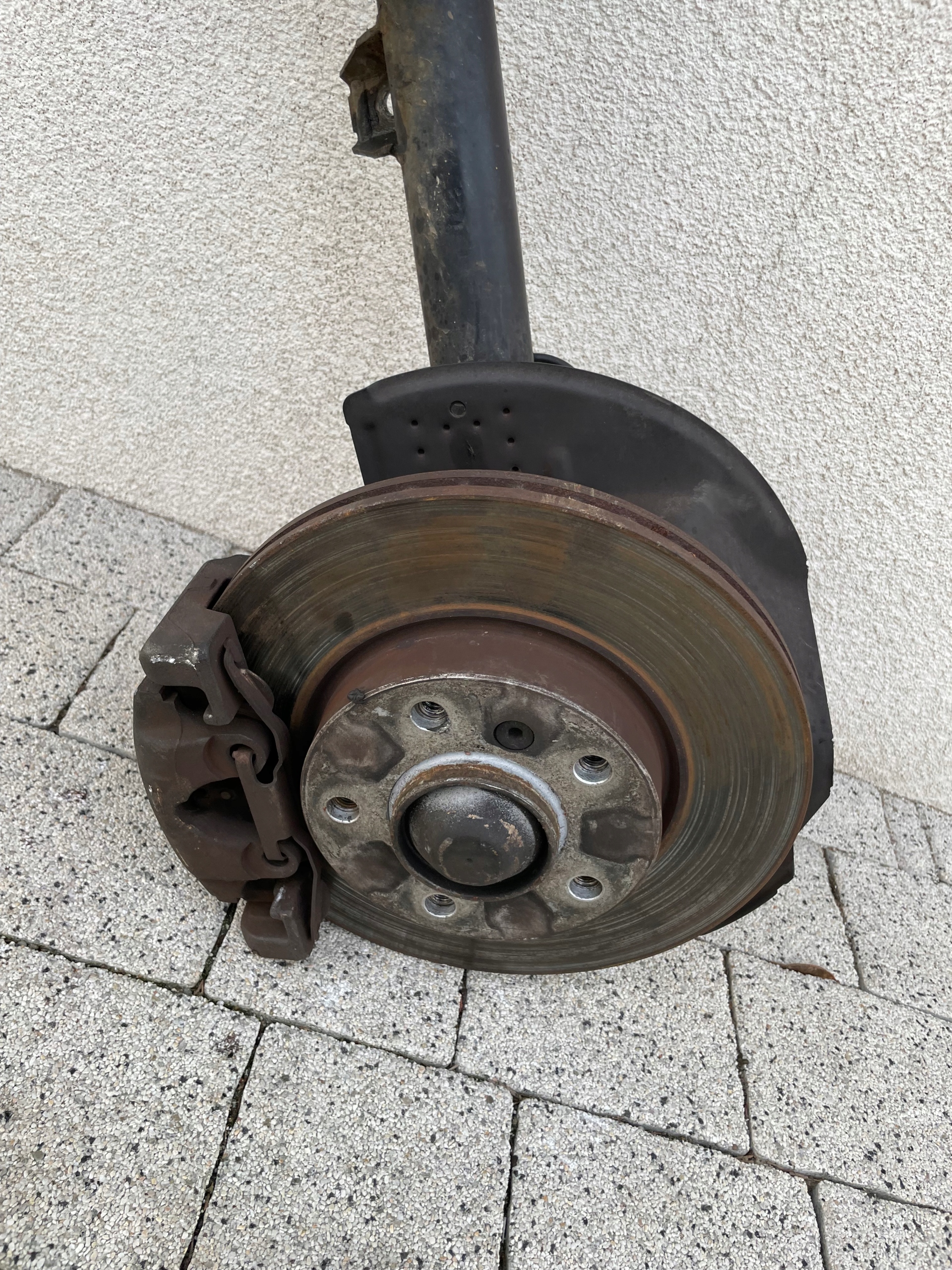 BMW 3 E46 Amortiseur Moyeu support broche Axe moyeu Complète Droit