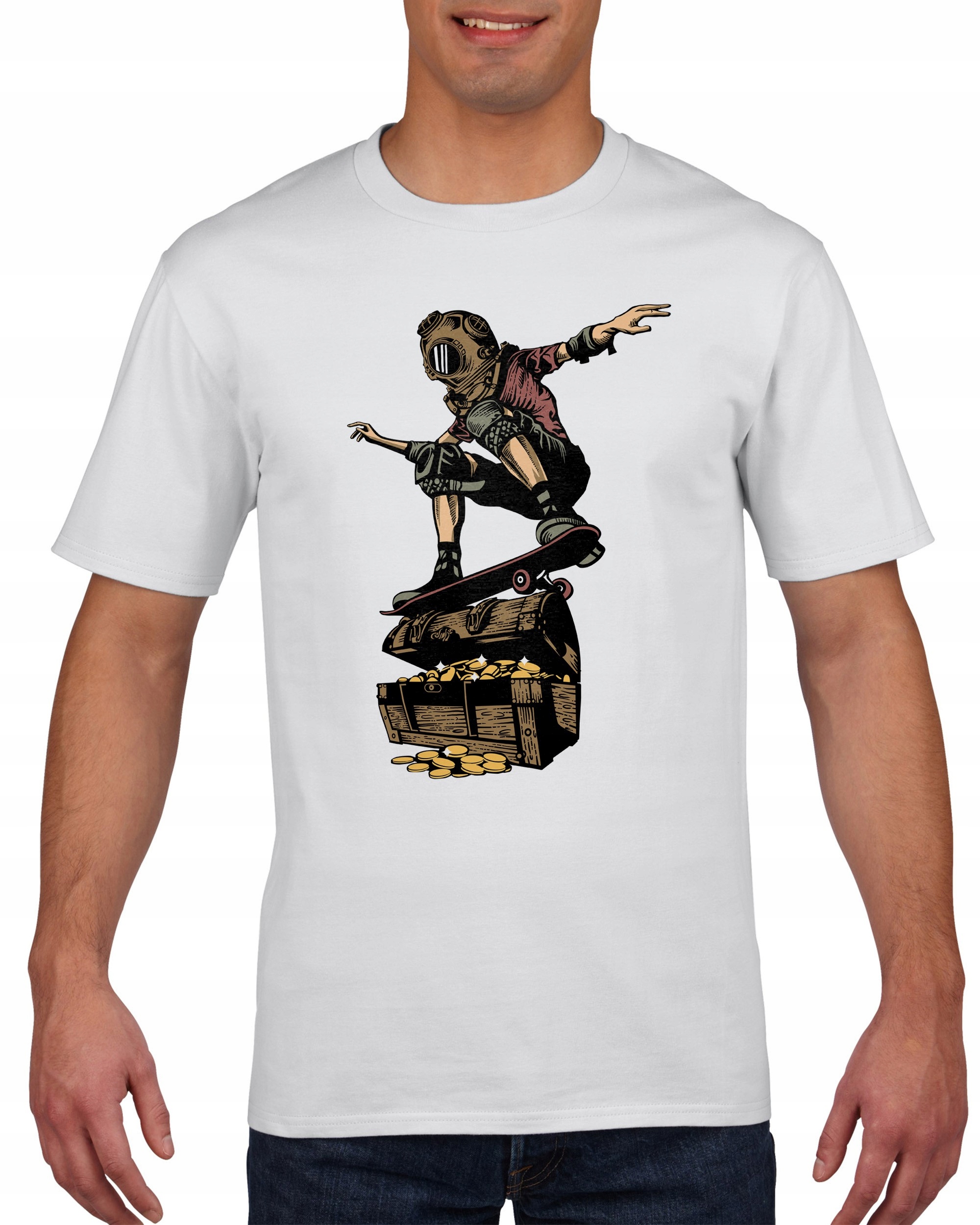 

Koszulka męska Nurek Nurkowanie Skate XXL