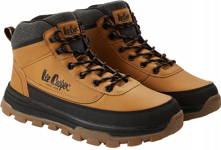 Pánské trekové boty Lee Cooper LCJ-26-01-4626M camel 42
